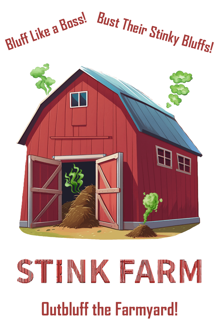 Stink Farm card game box — the hilarious bluffing game for the whole family